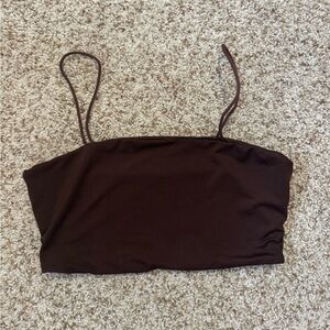 brown shein tank